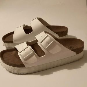 Birkenstock Arizona Papilio Vegan Platform Sandals